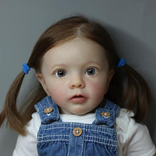 Laden Sie das Bild in den Galerie-Viewer, Real Life Reborn Toddlers Girl 24 Inch Weighted Soft Silicone Reborn Baby Dolls Realistic Newborn Baby Dolls

