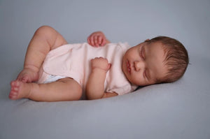 Realistic Reborn Baby Doll Sleeping Silicone Baby Doll Girl 20 Inch Real Life Newborn Baby Doll LouLou