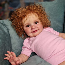 Laden Sie das Bild in den Galerie-Viewer, Big Toddler Reborn Doll Soft Silicone Reborn Baby Doll Cuddly Realistic Newborn Baby Doll
