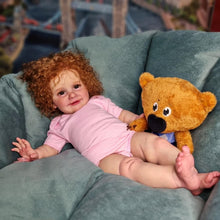 Laden Sie das Bild in den Galerie-Viewer, Big Toddler Reborn Doll Soft Silicone Reborn Baby Doll Cuddly Realistic Newborn Baby Doll
