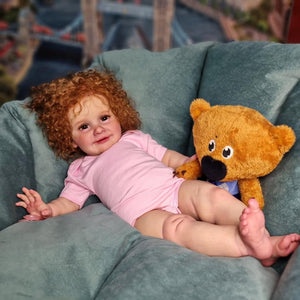 Big Toddler Reborn Doll Soft Silicone Reborn Baby Doll Cuddly Realistic Newborn Baby Doll