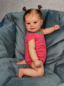 24 Inch Lovely Lifelike Realistic Reborn Toddler Doll Huggable Newborn Baby Doll Girls
