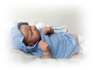 18 Inch Sleeping Reborn Baby Dolls Pascale Handmade Silicone Realistic Newborn Baby Doll Gift