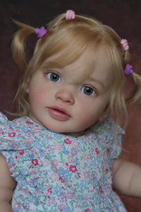26inch Lovely Lifelike Reborn Toddler Girl Cloth Body Adorable Realistic Newborn Baby Doll Gift