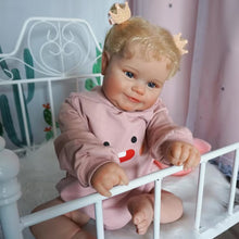画像をギャラリービューアに読み込む, 20 / 24 Inch Reborn Baby Dolls Girl Real Life Silicone Baby Dolls Realistic Reborn Toddler Doll

