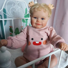 画像をギャラリービューアに読み込む, 20 / 24 Inch Reborn Baby Dolls Girl Real Life Silicone Baby Dolls Realistic Reborn Toddler Doll
