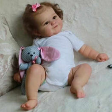Laden Sie das Bild in den Galerie-Viewer, 20 Inch Realistic Newborn Baby Doll Soft Silicone Simulation Reborn Baby Doll Xmas Gift Toy for Kids Age 3+

