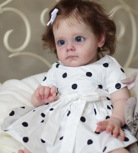 24inch Lovely Lifelike Reborn Toddler Girl Cloth Body Realistic Newborn Baby Doll Gift Toys for Kids