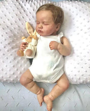 Carica l&#39;immagine nel visualizzatore di Gallery, 20 Inch Lifelike Reborn Baby Doll Sleeping Cuddly Reborn Baby Doll Realistic Newborn Baby Dolls Xmas Gift for Kids
