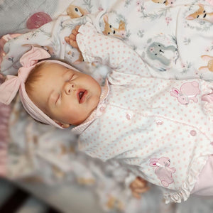22inch Lovely Adorable Lifelike Reborn Baby Doll Realistic Sleeping Cuddly Baby Dolls Gift for Kids