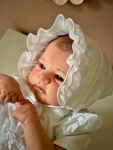 17inch Lovely Reborn Baby Dolls Elijah Soft Silicone Realistic Cuddly Newborn Baby Doll Xmas Birthday Gift