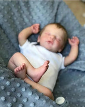 Load image into Gallery viewer, 19 Inch Sleeping Reborn Baby Dolls Girl Sam HandMade Lifelike Silicone Baby Doll Adorable Cuddly Baby Dolls Gift
