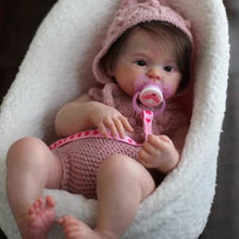 画像をギャラリービューアに読み込む, 19 Inch Lifelike Reborn Baby Dolls Girls Cloth Body Cuddly Reborn Baby Doll Realistic Newborn Toddler Baby Dolls
