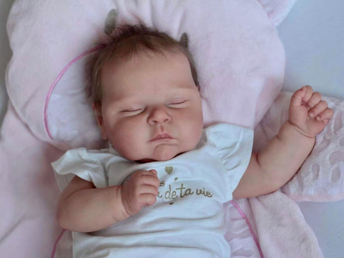20 Inch Realistic Newborn Baby Dolls Lifelike Reborn Baby Doll Sleeping Cuddly Baby Doll Girl Kids Birthday Xmas Gift