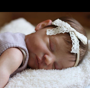 19 Inch Lifelike Reborn Baby Dolls Laura Sleeping Cuddler Newborn Baby Girl Doll Realistic Reborn Baby Doll Gift