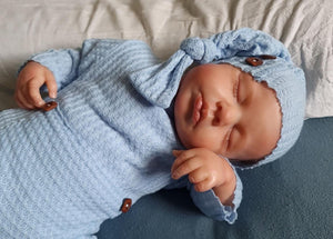 20 Inch Lovely Sleeping Realistic Reborn Baby Dolls Adorable Cuddly Toddler Lifelike Newborn Baby Doll Girl Birthday Xmas Gift