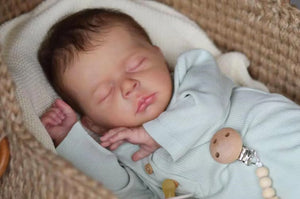 18 Inch Sleeping Lifelike Newborn Baby Dolls Soft Cloth Body Realistic Reborn Baby Doll Girl Gift