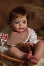 Загрузить изображение в средство просмотра галереи, 24 Inch Adorable Realistic Reborn Toddler Doll Cloth Body Huggable Lifelike Newborn Baby Doll Girls Suesue Birthday Gift for Kids
