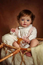Laden Sie das Bild in den Galerie-Viewer, 24 Inch Adorable Realistic Reborn Toddler Doll Cloth Body Huggable Lifelike Newborn Baby Doll Girls Suesue Birthday Gift for Kids
