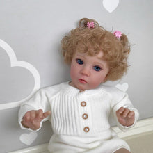 画像をギャラリービューアに読み込む, 24 Inch Lifelike Reborn Toddlers Girl Doll Lovely Realistic Newborn Baby Doll Adorable Reborn Baby Dolls Gift for Kids
