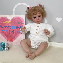 Laden Sie das Bild in den Galerie-Viewer, 24 Inch Lifelike Reborn Toddlers Girl Doll Lovely Realistic Newborn Baby Doll Adorable Reborn Baby Dolls Gift for Kids
