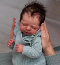 Загрузить изображение в средство просмотра галереи, 18 Inch Lifelike Sleeping Reborn Baby Dolls Girl Pascale Realistic Cuddly Newborn Baby Soft Silicne Handmade Reborn Baby Doll Birthday Gift for Kids
