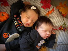 画像をギャラリービューアに読み込む, 18 Inch Real Life Size Reborn Baby Dolls Girl Twins Silicone Vinyl Lifelike Reborn Baby Doll Realistic Newborn Baby Dolls
