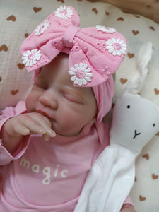 19-inch 49 cm Cloth Body with Closed Eyes, Hand-painted Hair, High Color August