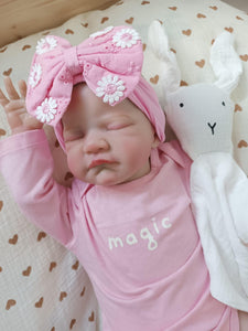 19-inch 49 cm Cloth Body with Closed Eyes, Hand-painted Hair, High Color August