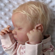 Загрузить изображение в средство просмотра галереи, 20inch Sleeping Realistic Reborn Baby Doll Soft Silicone Baby Doll Lifelike Newborn Baby Doll LouLou
