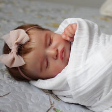 画像をギャラリービューアに読み込む, 20 inch Realistic Reborn Baby Dolls Adorable Lifelike Sleeping Newborn Baby Doll Girl Lovely Baby Dolls Gift
