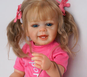 Realistic Looking Reborn Baby Doll Girl Handmade Lifelike Newborn Baby Dolls Soft Silicone Vinyl Full Body Reborn Babies