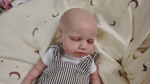 Load and play video in Gallery viewer, 12 Inch Realistic Reborn Infant Doll, Full Silicone Flexible Material, Meets US/EU Toy Standards, Cuddly Reborn Baby Doll in Gift Box
