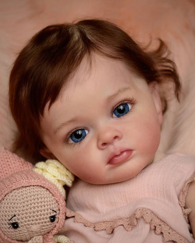 Reborn Toddler with Visible Veins Newborn Baby Doll Girl 23 Inch