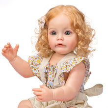 Загрузить изображение в средство просмотра галереи, Lifelike Reborn Toddler Realistic Newborn Baby Doll Girls Danika 22&quot; Full Silicone Body
