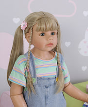 Carica l&#39;immagine nel visualizzatore di Gallery, 39 Inch Masterpiece Doll Big Size Standing Reborn Toddler Girl Jennifer
