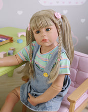 Carregar imagem no visualizador da galeria, 39 Inch Masterpiece Doll Big Size Standing Reborn Toddler Girl Jennifer
