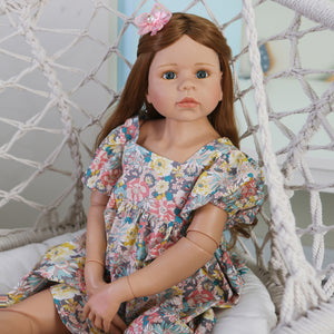 39 Inch Masterpiece Doll Brittany Big Size Standing Reborn Toddler Girl