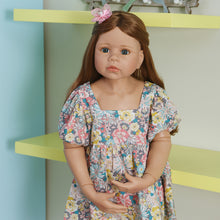 Carica l&#39;immagine nel visualizzatore di Gallery, 39 Inch Masterpiece Doll Brittany Big Size Standing Reborn Toddler Girl
