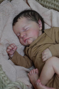 18" Lifelike Reborn Baby Doll Levi Dolls Realistic Soft Silicone Newborn Baby Dolls