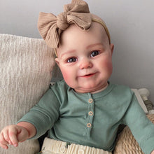 Carregar imagem no visualizador da galeria, Reborn Toddler Doll Girl Silicone Reborn Baby Doll Lifelike Newborn Cuddly Realistic Baby Doll
