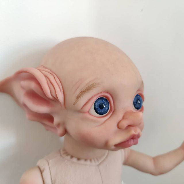 Pinky Reborn 17 Inch Handmade Reborn Elf Baby Fairy Doll Girl Reborn Fantasy Art Collectible Angel Baby Dolls