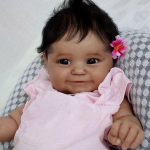 20" Maddie Real Life Reborn Baby Dolls Girls Lifelike Smile Newborn Baby Doll Best Gift for Birthday