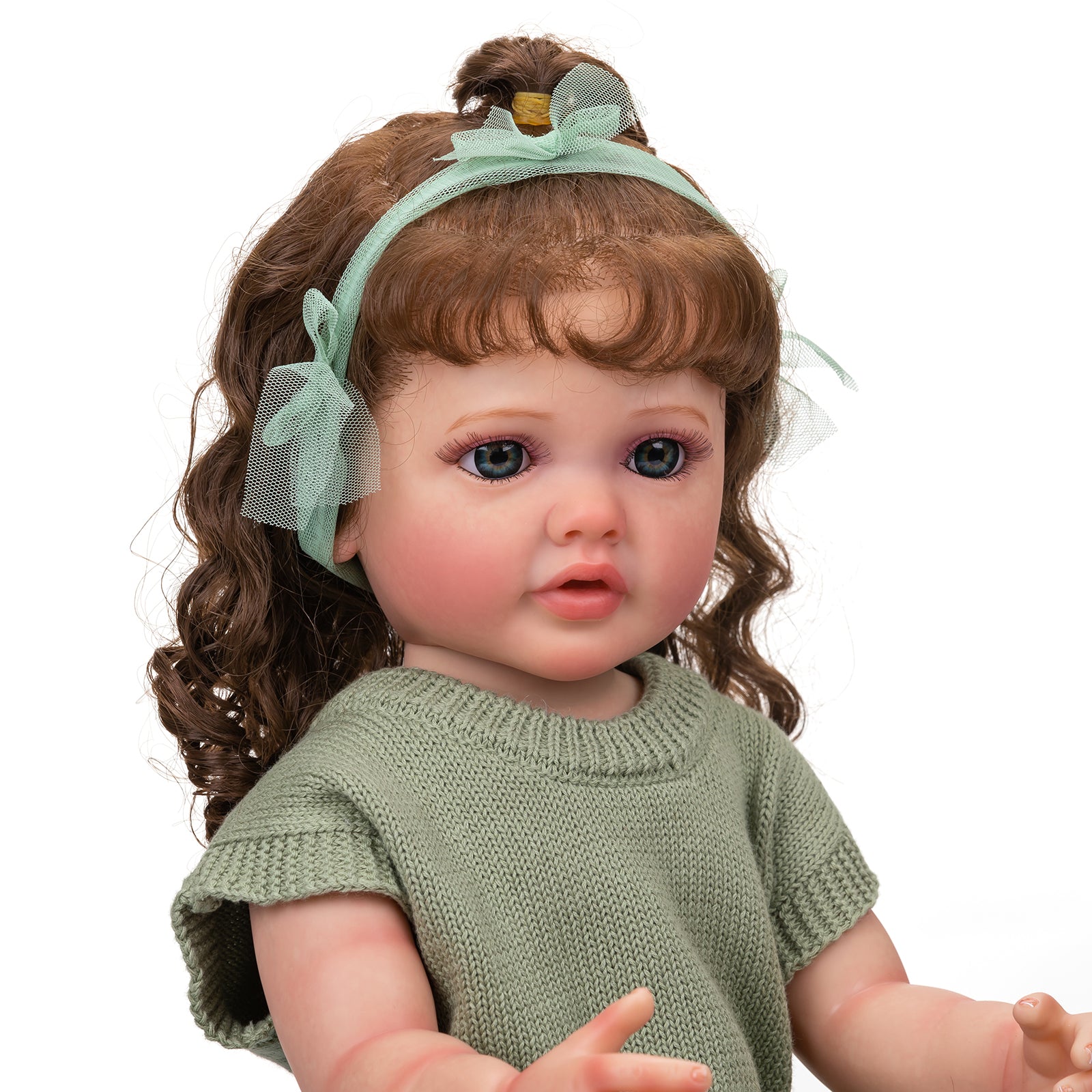 Reborn Baby Dolls Silicone Full Body Grils 22inch Realistic