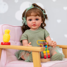 Laden Sie das Bild in den Galerie-Viewer, Reborn Baby Dolls Silicone Full Body Grils 22inch Realistic Newborn Toddler Doll Anatomically Correct Washable Toy Gifts for Age 3+
