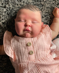 Real Life Reborn Baby Doll Girl That Look Real Sleeping 20 Inches Newborn Baby Doll Lifelike Reborn Toddler Dolls Xmas Gift
