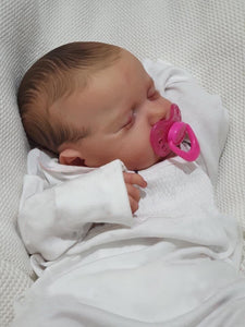 Realistic Reborn Baby Doll Sleeping Silicone Baby Doll Girl 20 Inch Reborn LouLou