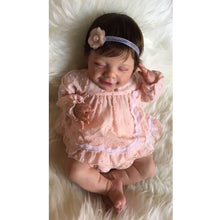 Load image into Gallery viewer, 22&quot; Anni Reborn Baby Doll Girl Handmade Realistic Soft Silicone
