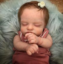 Carica l&#39;immagine nel visualizzatore di Gallery, Real Life Reborn Baby Doll Rosalie Sleeping Baby Doll Girl Realistic 20 Inch Realistic Newboen Baby Dolls Gift for Kids
