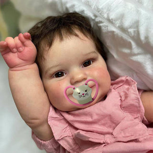 20" Realistic Newborn Baby Doll Soft Silicone Simulation  Reborn Baby Doll Child Gift